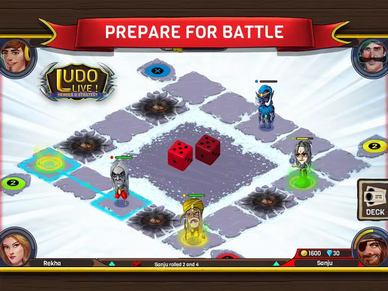 Ludo Live! Heroes & Strategy ဖန်သားပြင်ဓာတ်ပုံ 1