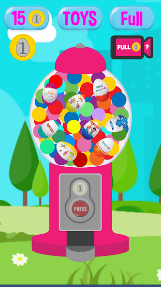 Surprise Eggs Vending Machine Mod Tangkapan skrin 0