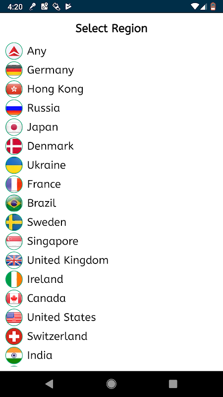 Delta VPN : Secure VPN Proxy : VPN UK, IRAN, USA Capture d'écran 2