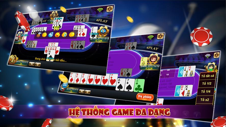 4Play - Xì Tố Xì Phé Online Captura de tela 2