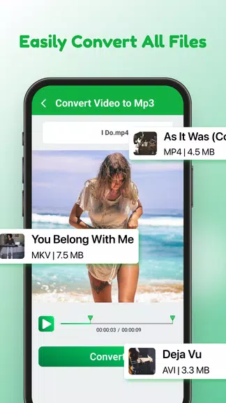 Video to MP3: Video Converter Capture d'écran 0