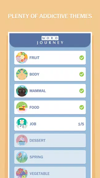 Word Journey - Letter Search ဖန်သားပြင်ဓာတ်ပုံ 0