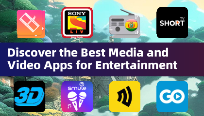 엔터테인먼트를 위한 최고의 미디어 및 영상 앱 발견하기
