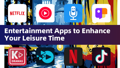 여가 시간을 더 풍요롭게 해줄 엔터테인먼트 앱