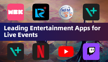 Leading Entertainment Apps for Live Events