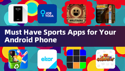 Must Have Sports Apps for Your Android Phone