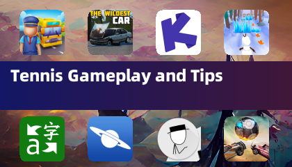 Tennis-Spiel und Tipps